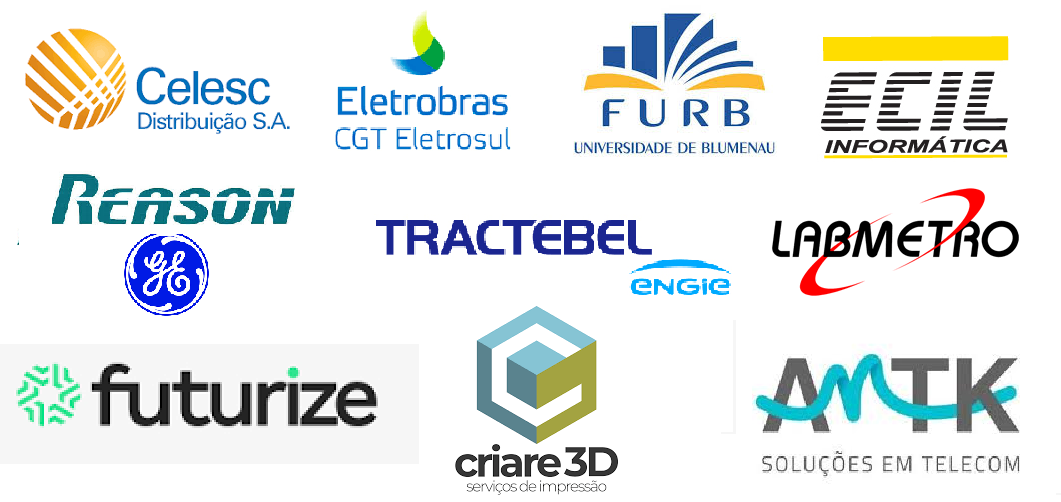 Logos das empresas parceiras